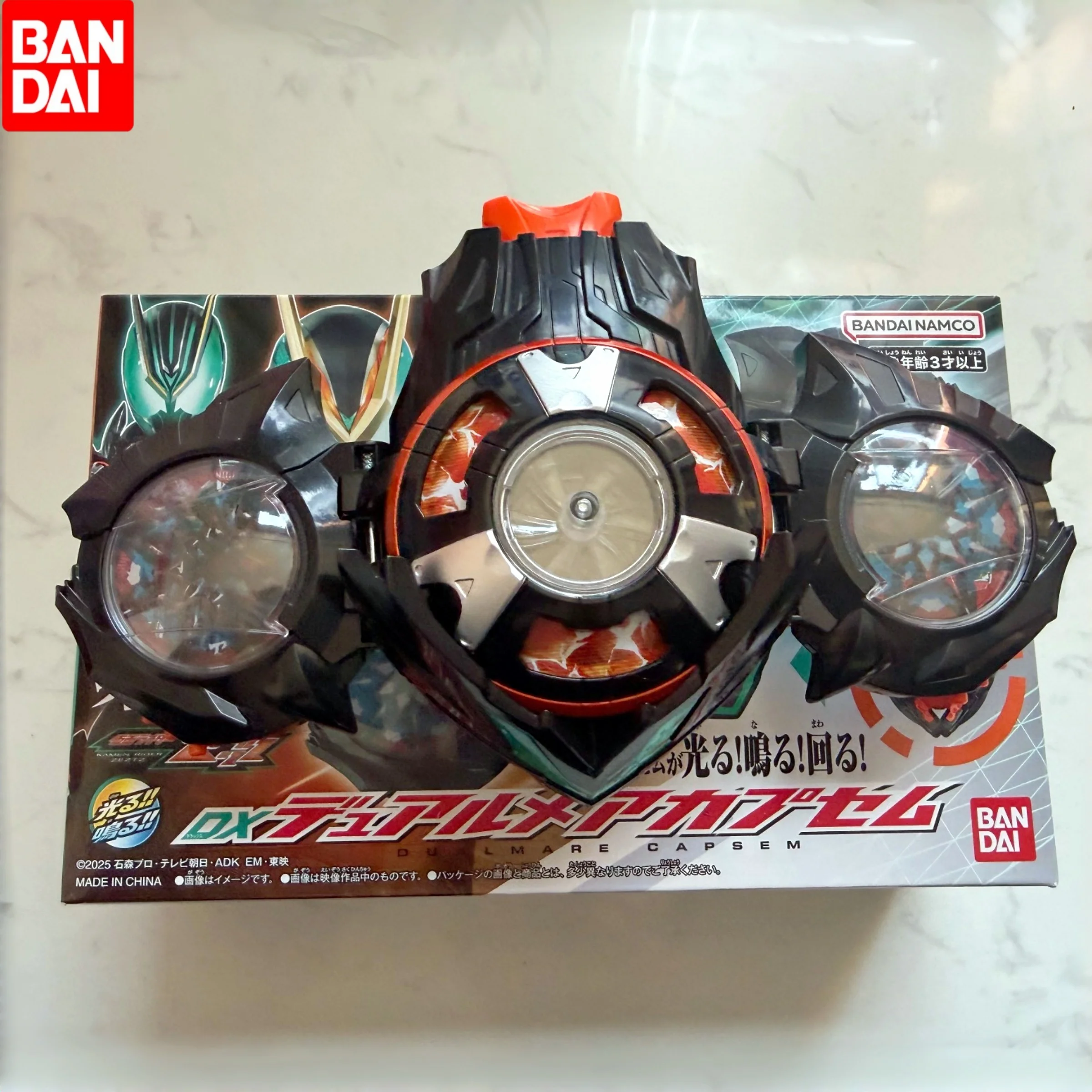 

Игрушка-трансформер Bandai Kamen Rider Zeztz Dx Zzz Dual Dream Capsule Triple Machine Gun, коллекционная модель для косплея, подарок
