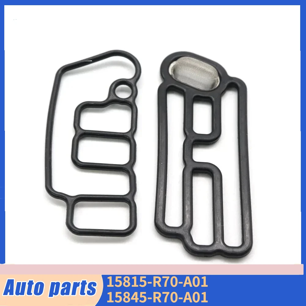15815-R70-A01 15845-R70-A01 Neuer Zylinderkopf-Ventil-Magnetventil-Dichtungssatz 2 Stück für Honda 15815R70A01 15845R70A01 VTEC-Dichtungen