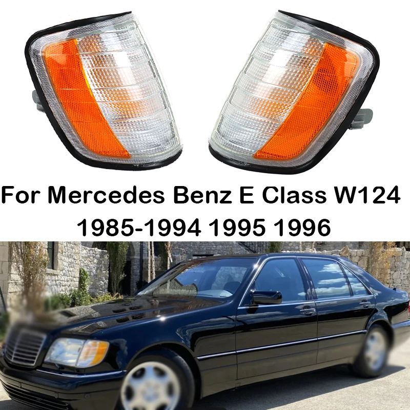 Lâmpada indicadora dianteira do sinal de giro, luz de canto do carro, classe E do Benz de Mercedes, W124, 1985-1994, 1995, 1996, 1248261243,