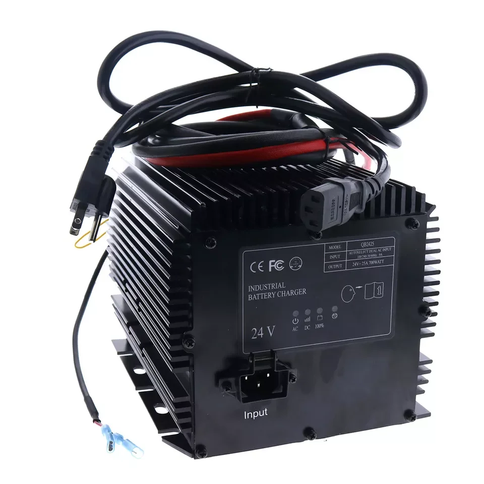 

24V 25A Battery Charger 3050097 for Scissor Lift Boom Lift Vertical Mast Lift,Compatible with Snorkel S1930 S2646 S3246