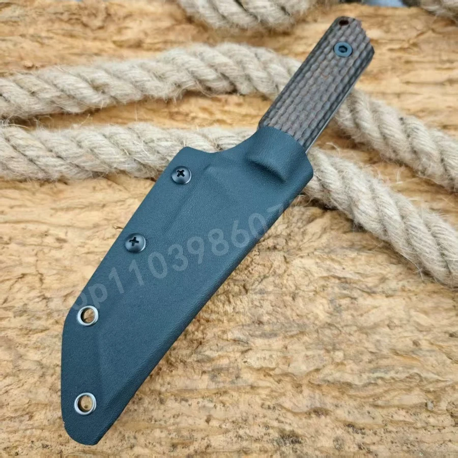 DB Straight Blade Blade Is Made of 8Cr13Mov Material G10 Handle Portable Self-defense Tactical Knife Survival Knife Men's Gifts