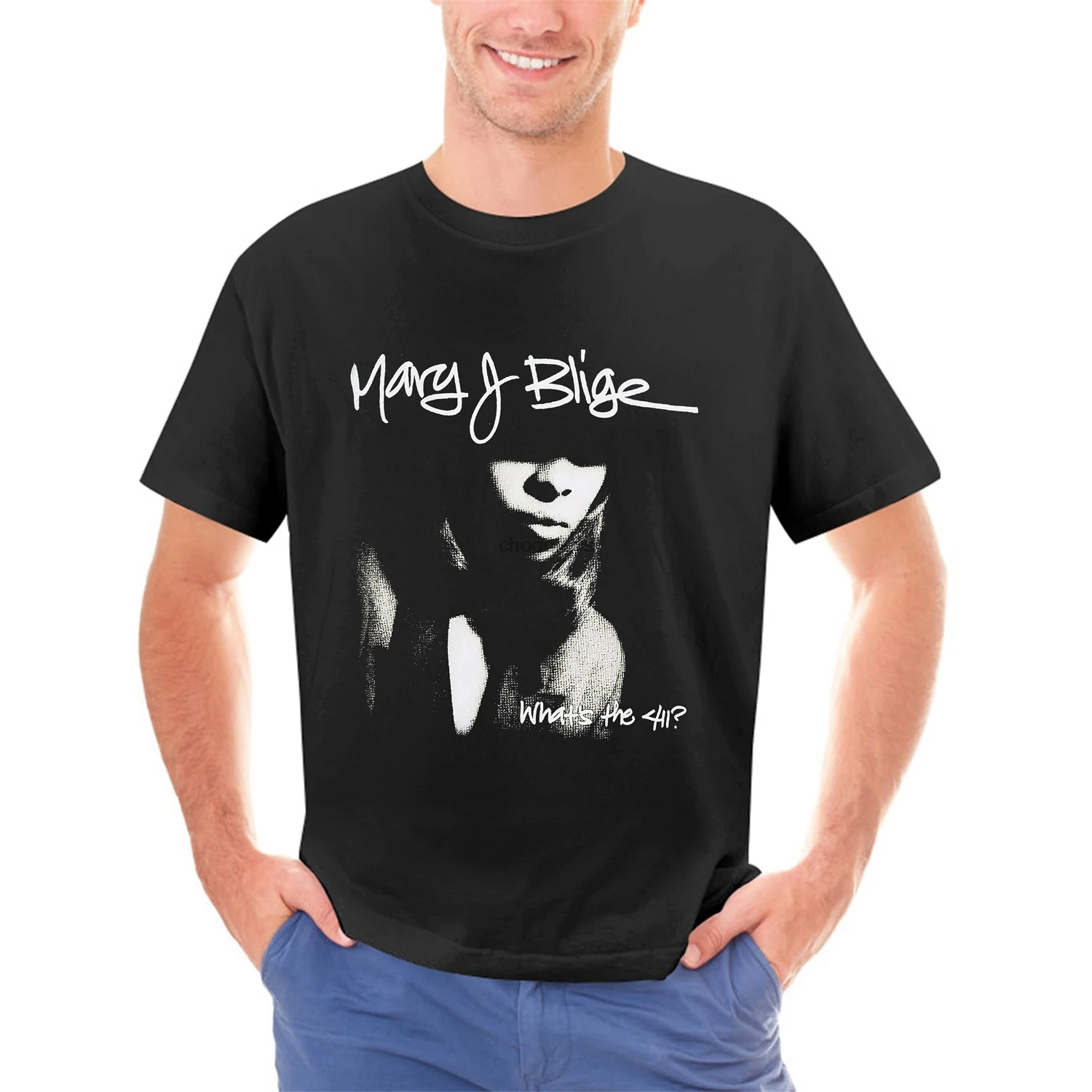 Mary J Blige-What is The 411 T-Shirt Black