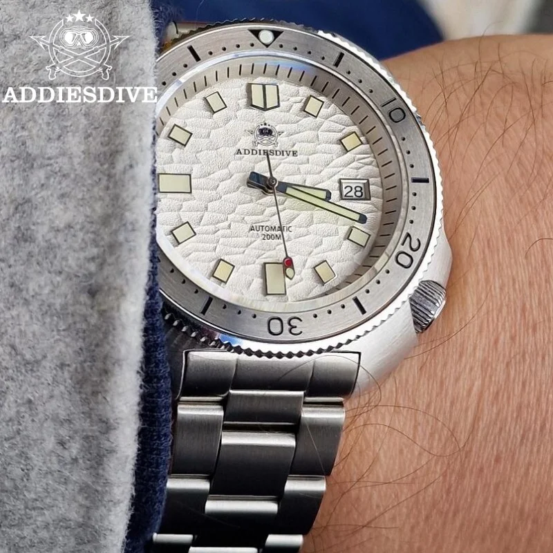 

ADDIESDIVE Men's Watch Sapphire Glass 316L Stainless Steel 200m Waterproof NH35A Automatic Mechanical Watch Reloj Hombre