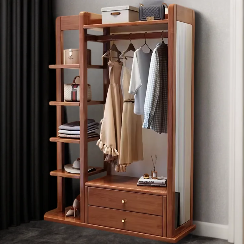 Clothes Storage Cabinet Wardrobe Bedroom Cabinets Multifunction Furniture Wooden Wardrobes Armoire Armario De Ropa Living Room