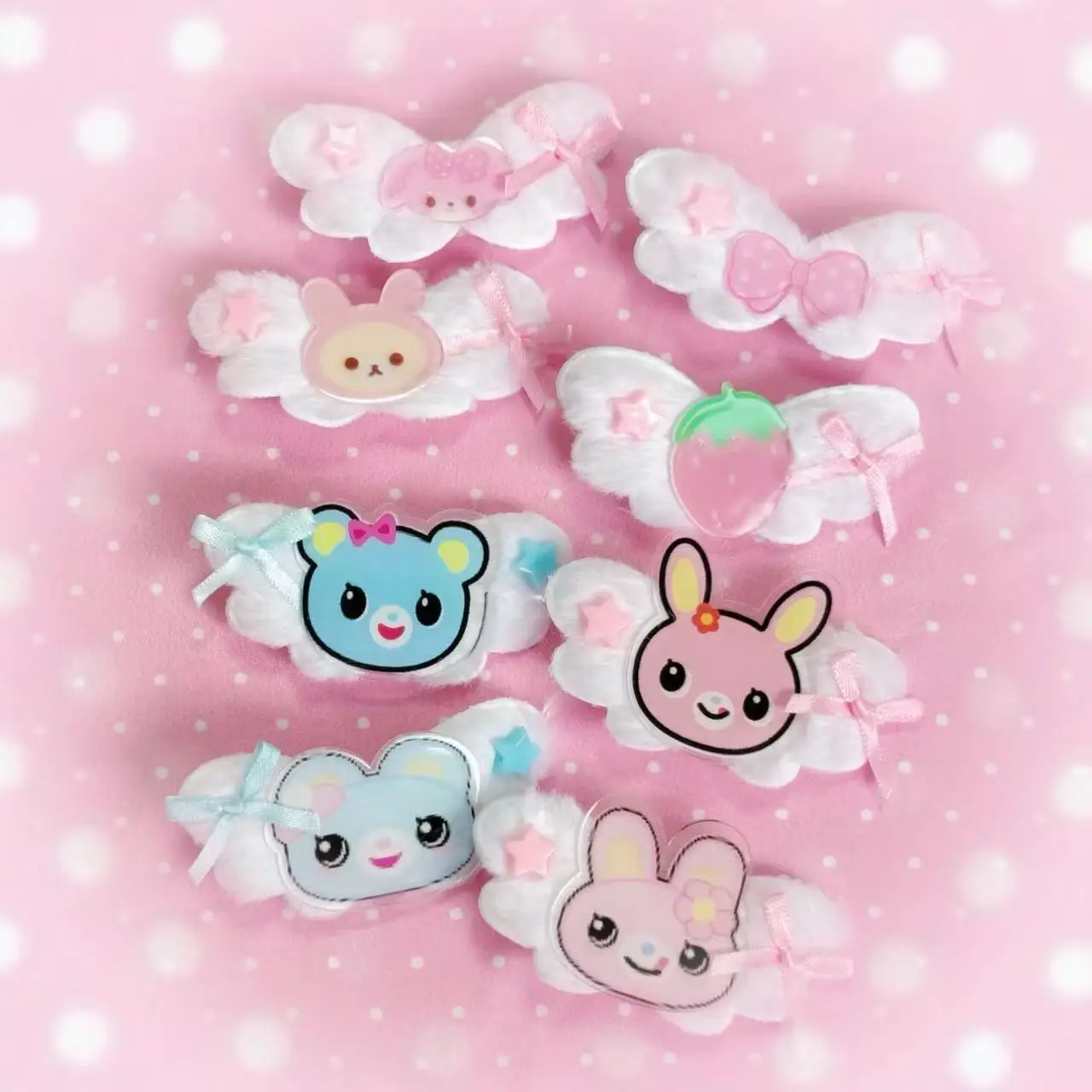 

Японские заколки для волос Sweet Cartoon Mp, новинка 2025 года, Cutecore, головные уборы Y2k, аксессуары для волос для девочек, заколки и зажимы, банты для волос для девочек