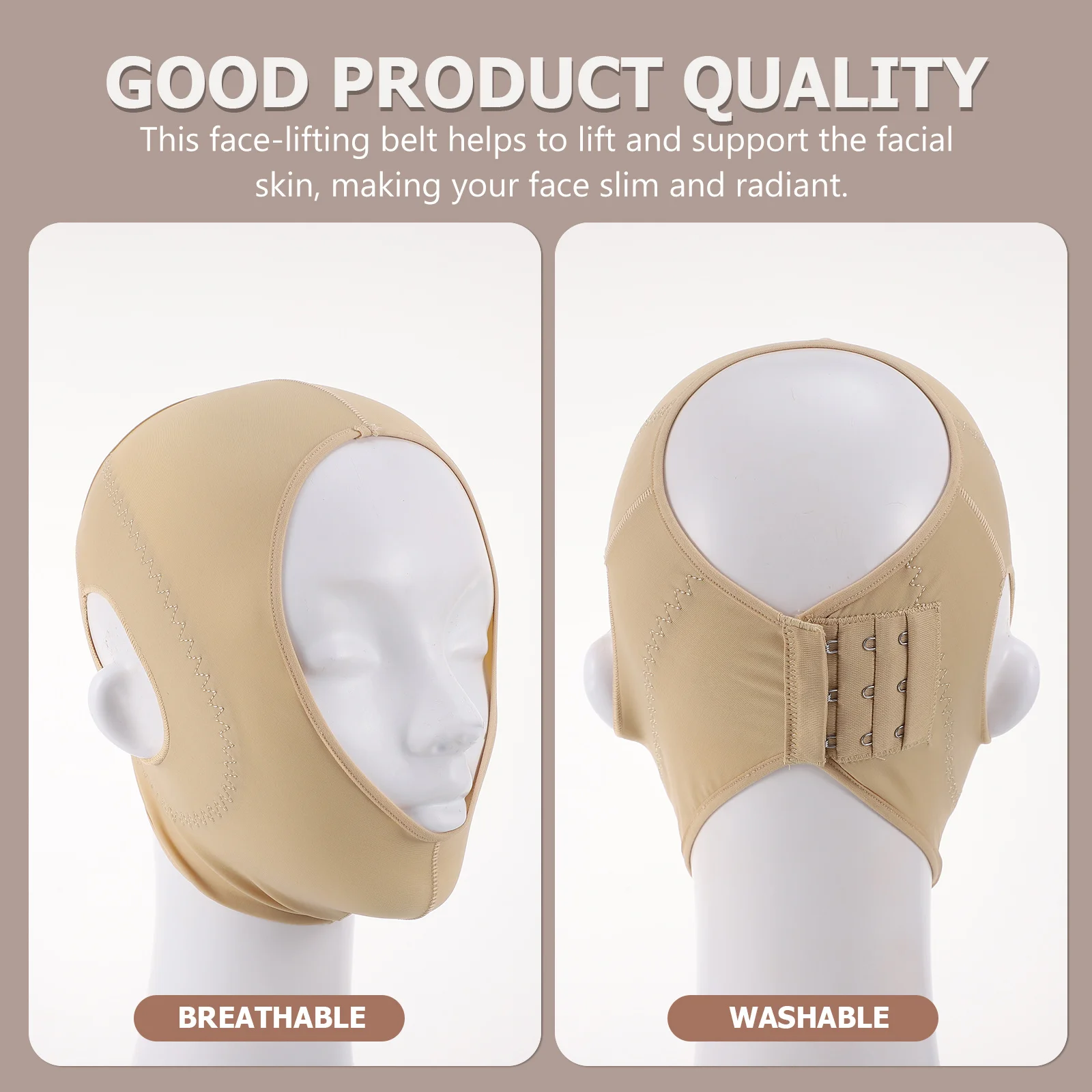 

V Lifting Mask Ice Silk Facial Bandage Slimming Tool Breathable Skin-Friendly Support For Women Lifting Belt V Face Shaper