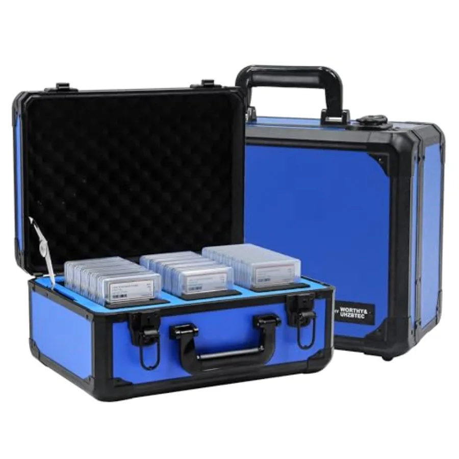 

Коробка для хранения коллекционных карт; Прочный футляр для хранения спортивных карт PSA - Коробка для хранения торговых карт - Футляр для карт PSA 14,17x11,2x7 дюймов