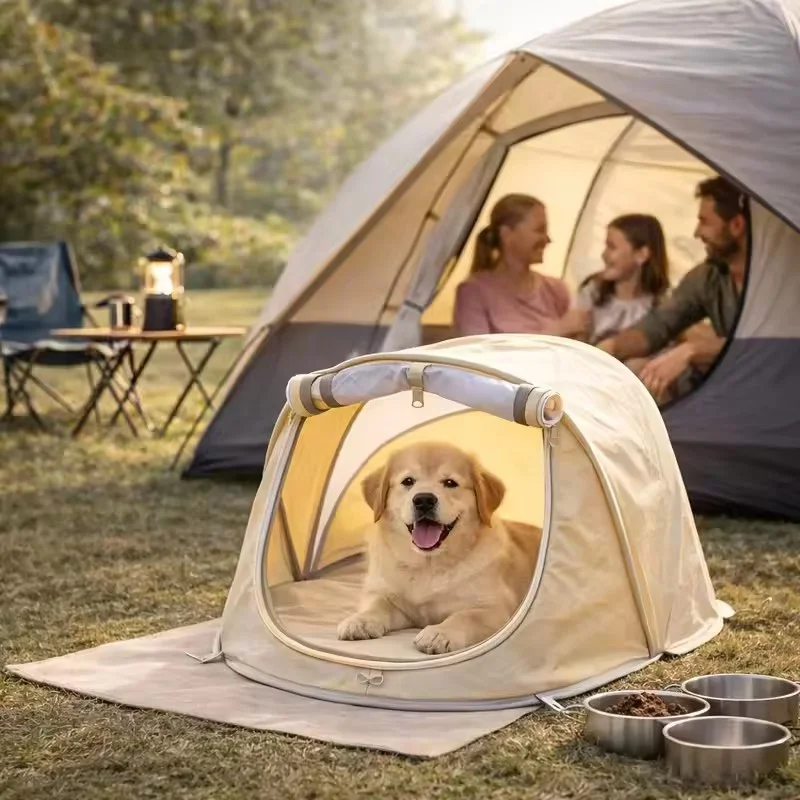 Składany namiot dla zwierząt, – Outdoor Camping Dog Kennel recenzja i cena
