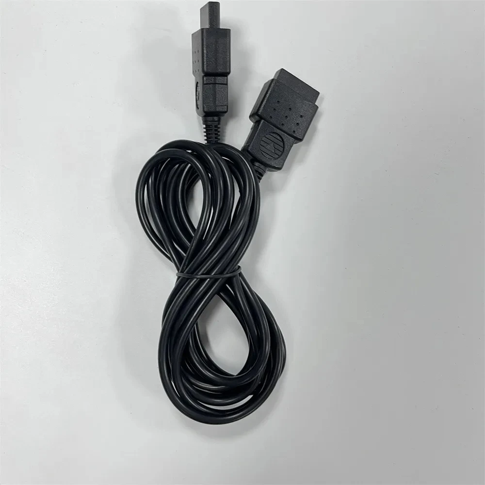 200pcs 1.8M Extension Cable For Sega Saturn Controller Black