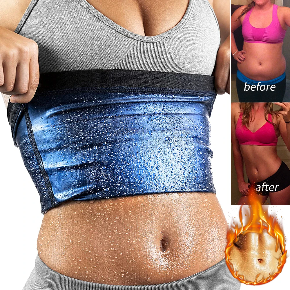 Women Waist Trainer Corset Trimmer Sauna Slimming Belt Workout Body Shaper Sport Girdle Belly Sweat Band For Weight Loss Fajas