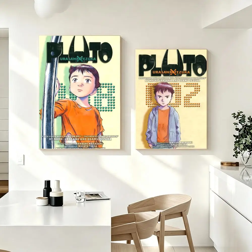 Manga Pluto Poster Poster HD Printing Fresh Elegant Style Wall Art Home Decor For Living Room Bedroom Gift