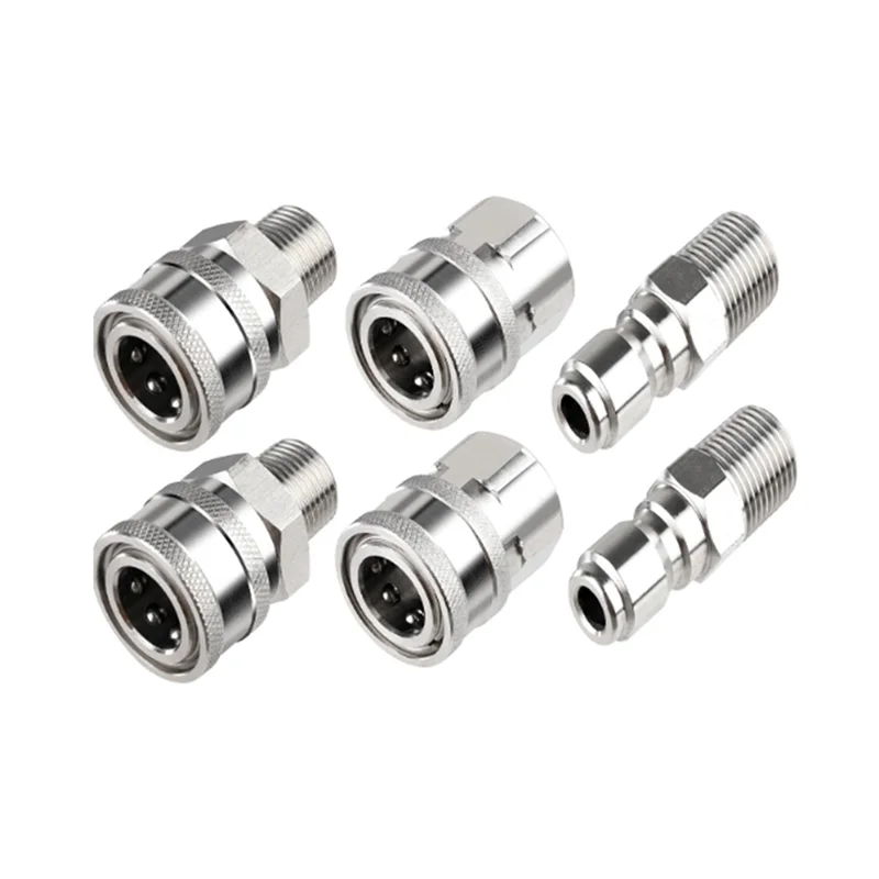 آلة تنظيف الضغط العالي الساخن التكيف لغسالة الضغط العالي، الفولاذ المقاوم للصدأ NPT 3/8 بوصة طقم محول الموضوع #2