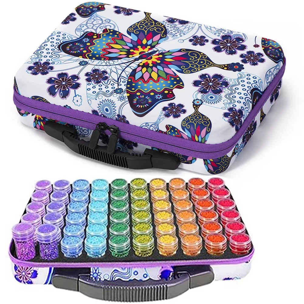 New DIY Diamond Painting Tool Storage Container Storage Box Beads Nail Art Jewelry Rhinestone Mosaic Storage Bags