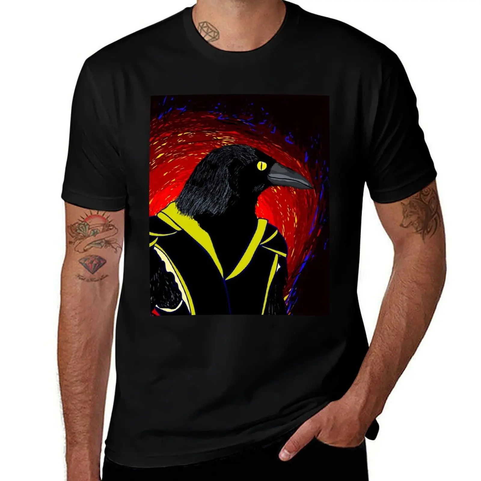 

The Raven T-Shirt man t shirts high quality luxury brand t shirt man casual