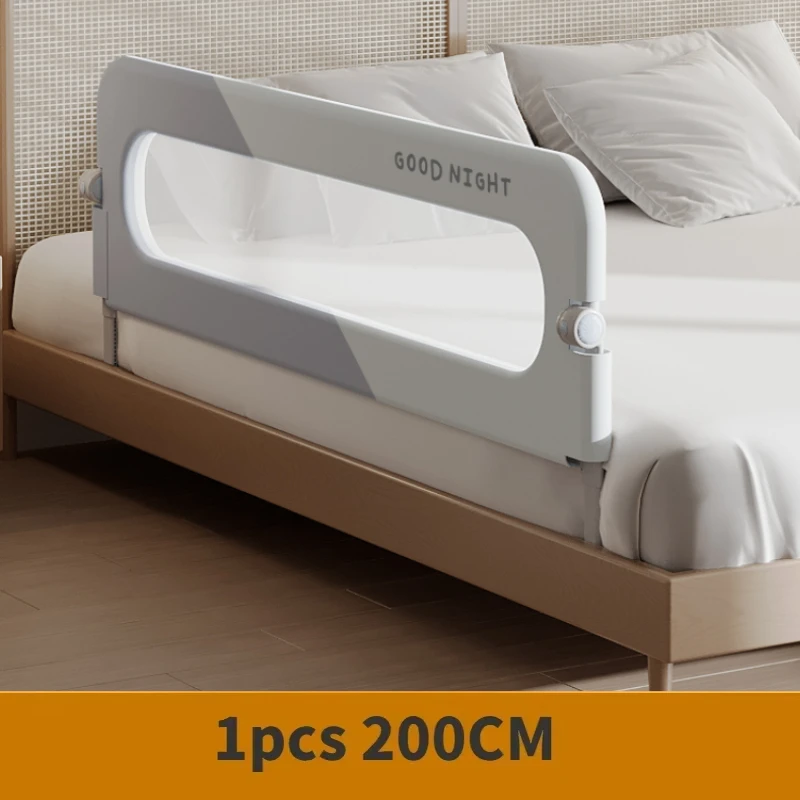 

78-дюймовый барьер для кровати, поручни для детской безопасности, установочный барьер без винтов, защита от падения, детский спальный забор, защита кровати для малышей