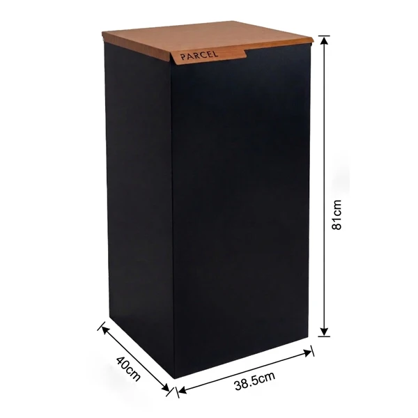 Outdoor Waterproof Anti-Theft Security Galvanized Steel Large Standing Parcel Drop Box with Key Lock