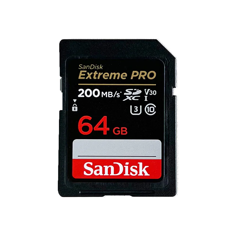 SanDisk Original SD Card Ultra/Extreme SD/Extreme PRO 32GB SDHC 64GB/128GB/256GB SDXC UHS-I U3/4K/V30 card For Camera Car DV SLR