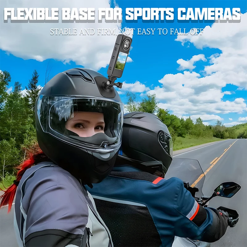 Аксессуары для шлема для спортивной камеры DJI OSMO Action 4/3/GoPro 12/11/10/Insta360 X4/X3/Ace Pro/GO 3S