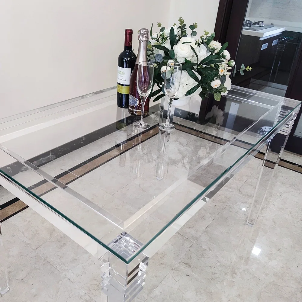 Modern Living Room Furniture Acrylic Event Table Acrylic Table Party For Weddings