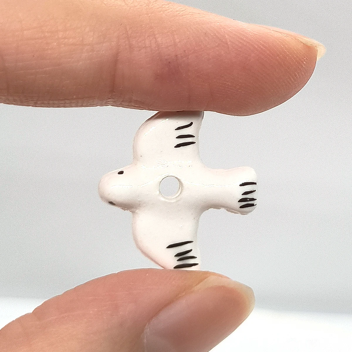 White Seagull Ceramic Beads 21mm Ocean Bird Charms 4pcs 8pcs for DIY Jewelry Making Bracelet Necklace Gift