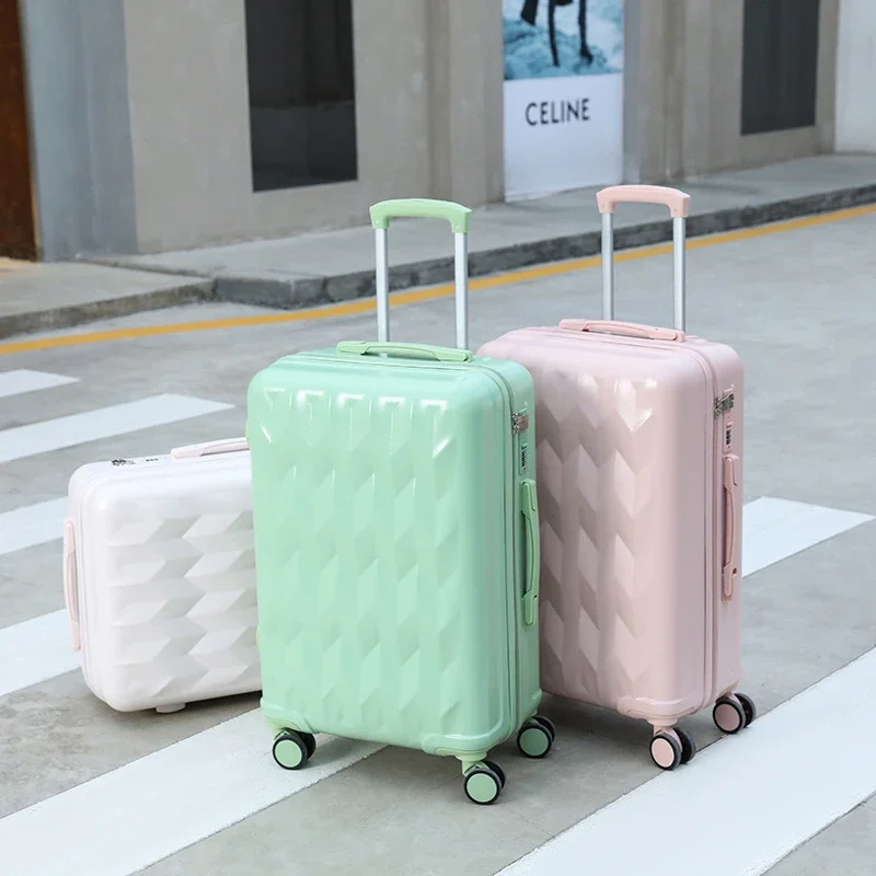 20 22 pollici moda bagaglio a rotelle valigia da viaggio bagagliaio di grande capacità trolley unisex donna scatola d'imbarco ruota universale