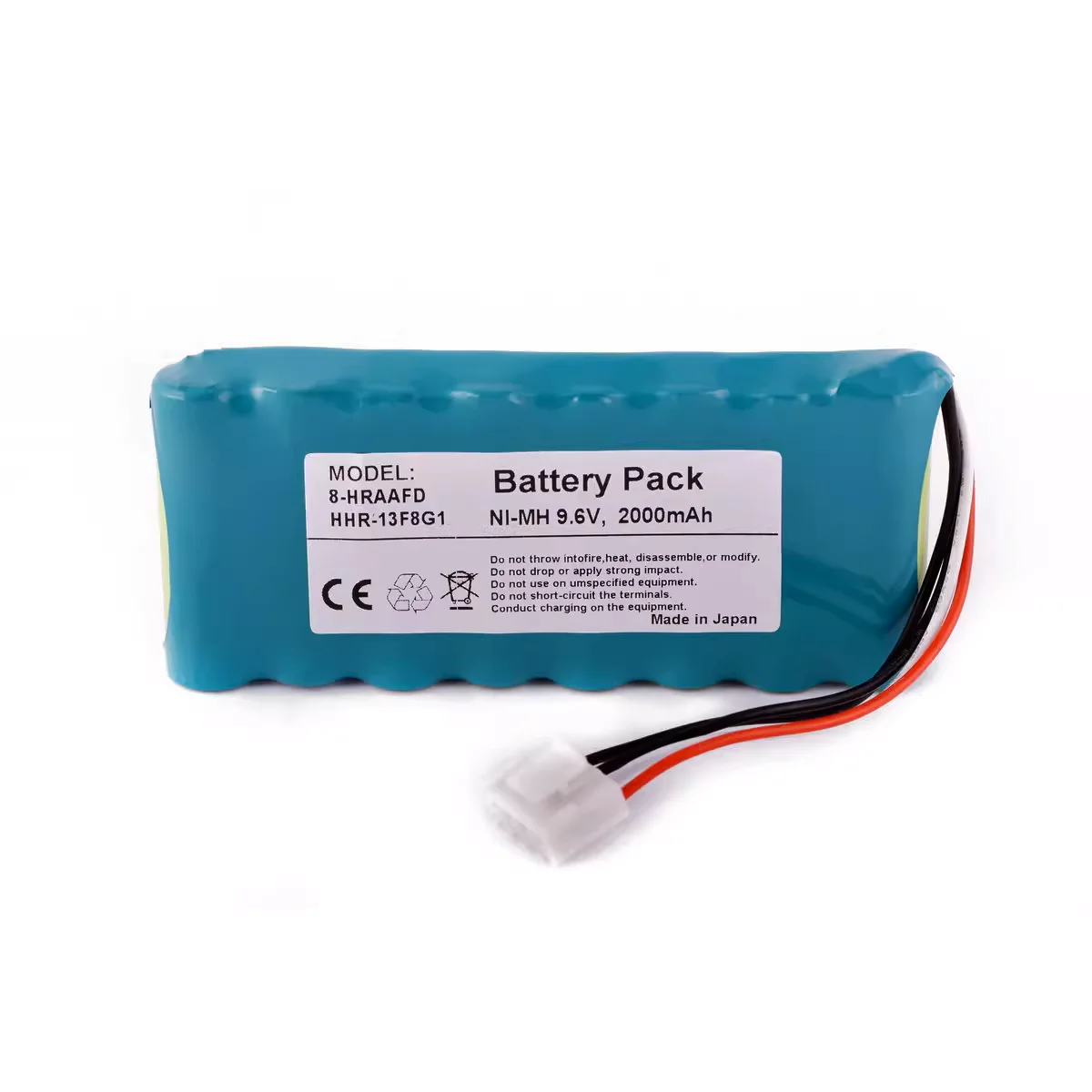 ECG Battery for Fukuda 8-HRAAFD,HHR-13F8G1 ,HHR-AFD  FCP-2155,FX-2111