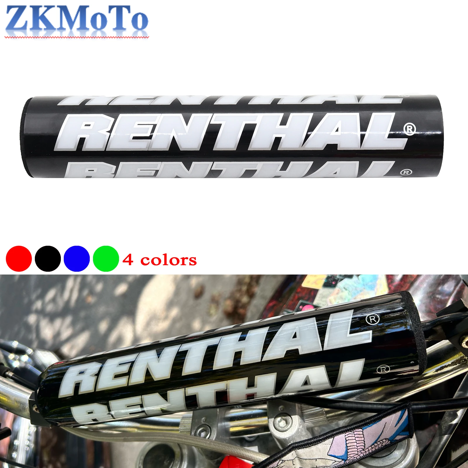 แผ่นรองมือหมุน renthal Pro ขนาด25ซม. แผ่นโฟมปิดหน้าอกสำหรับ KTM Honda Yamaha KAWASAKI Suzuki ATA