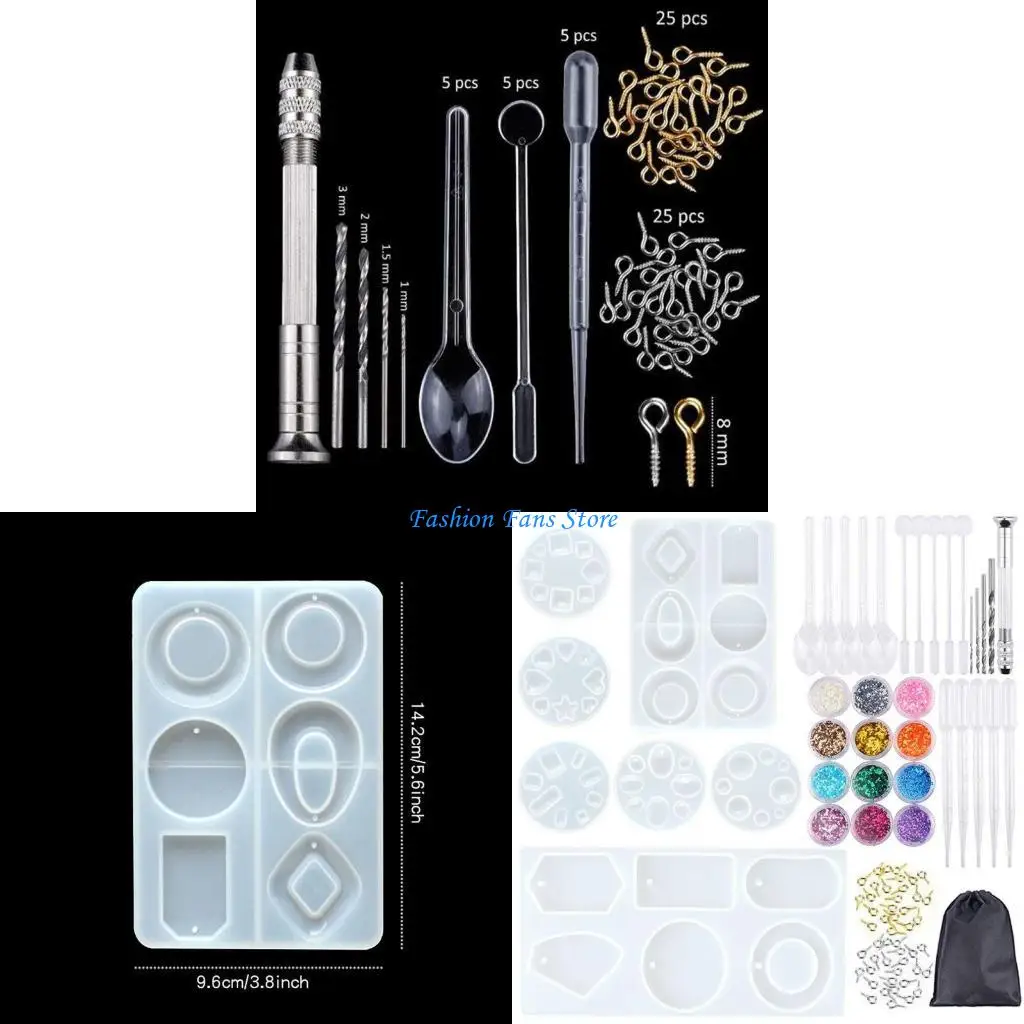 

89 шт., силиконовые формы для эпоксидной смолы, круглые брелки, ювелирные изделия, формы из смолы с блестками