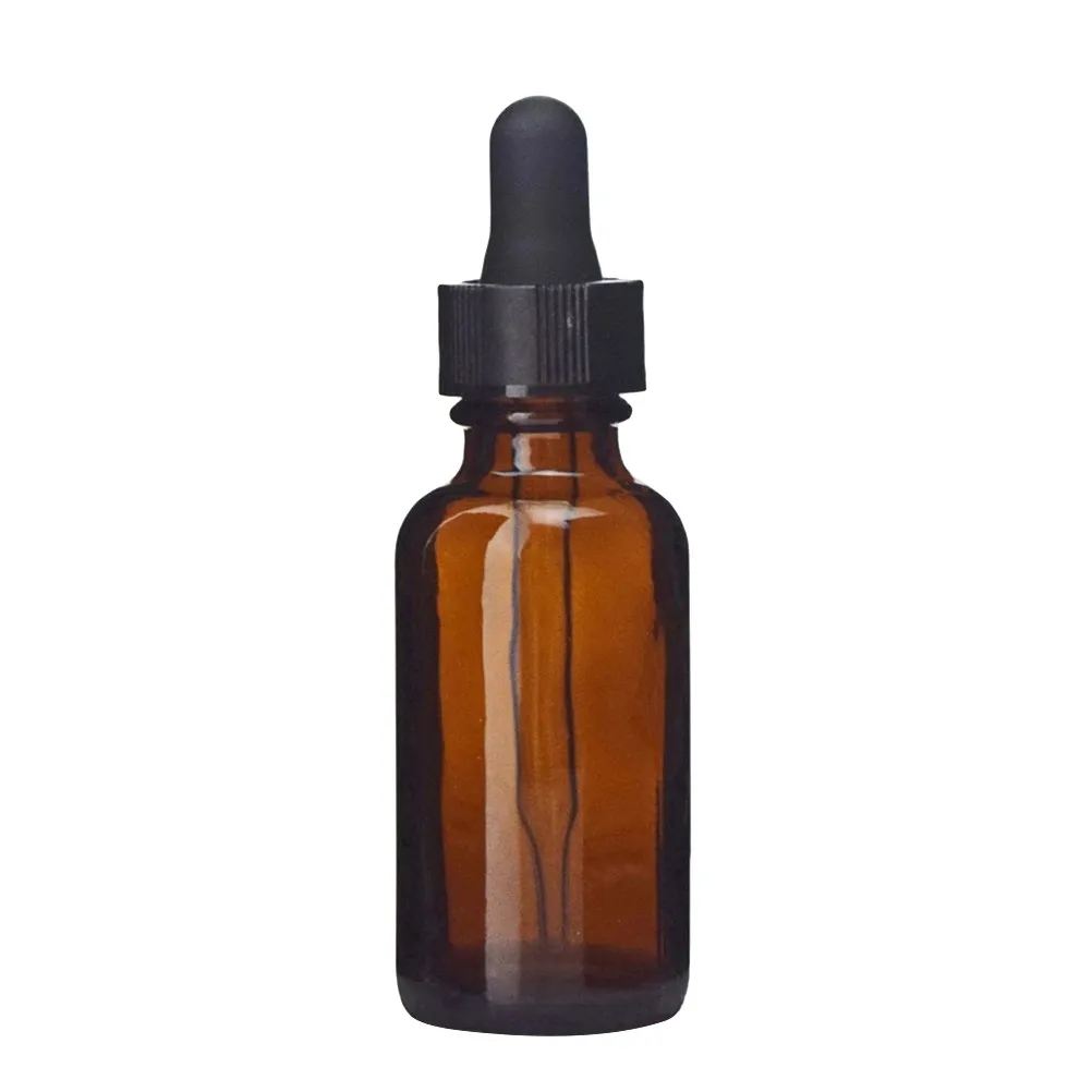 8Pcs Essential Oil Bottle Glass Small Perfume Dropper Container Travel Kit Women Portable Liquid Storage Bottles Brown view 2