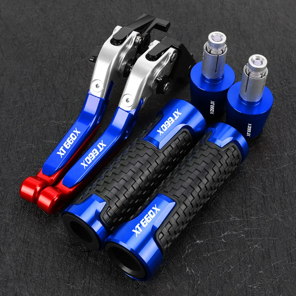 

FOR YAMAHA XT660X XT 660X XT660 2004-2016 2015 Motorcycle CNC Adjustable Extendable Brake Clutch Levers Hand Grip Handlebar Ends