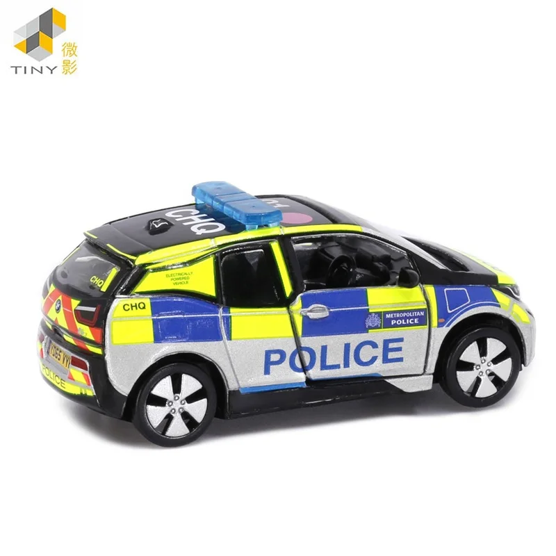 Vagão Metropo-litan Police Patrol, modelo de simulação de liga, carro, cruzador, 1:64, NO.15, minúsculo, 1:64