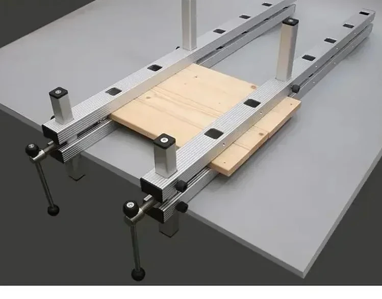 Woodworking Jigsaw Clip Solid Wood Panel Gluing Fixture Splicing Clamp Tool