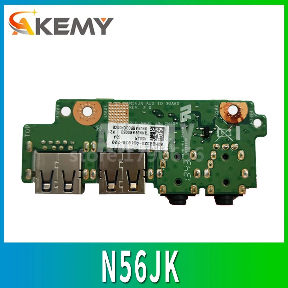 

For ASUS N56JN N56J G56J G56JK Laptop Motherboard N56JK i5 i7 100% Test N56JR N56JZ N56VJ N56JKR N550JK N76JK N56JM Mainboard