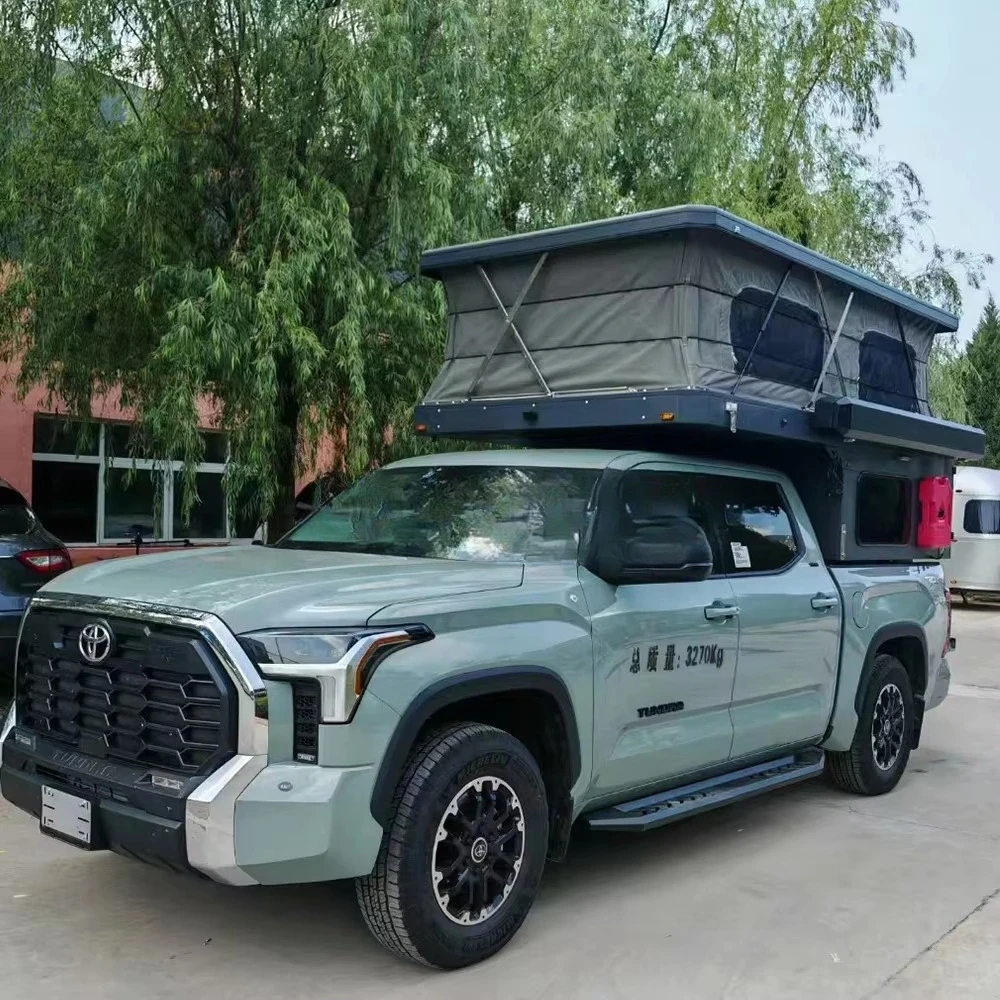 Truck Camper Kit-Aluminum Pop-Up Travel Trailer 4 Person Capacity Off-Road Ready view 5