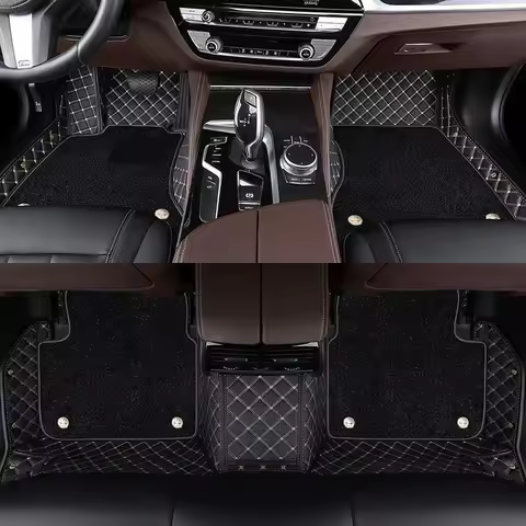 Luxury Double Deck Full Coverage Car Floor Mats for Changan Cs15 2016-2022 Cs35 Plus 2018-22 CS55 CS75 CS95 PLUS Car Accessories