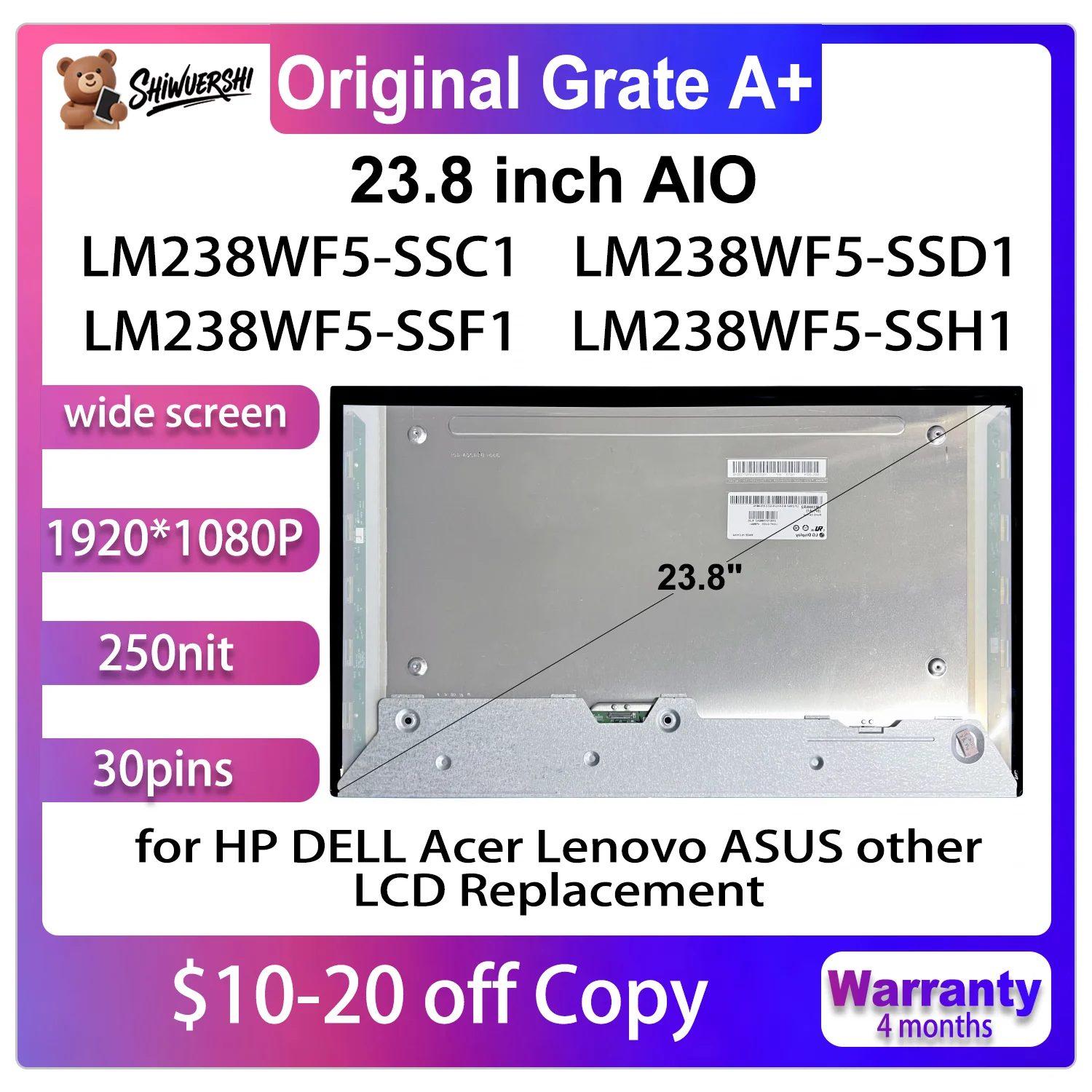 Original LM238WF5 S… - image