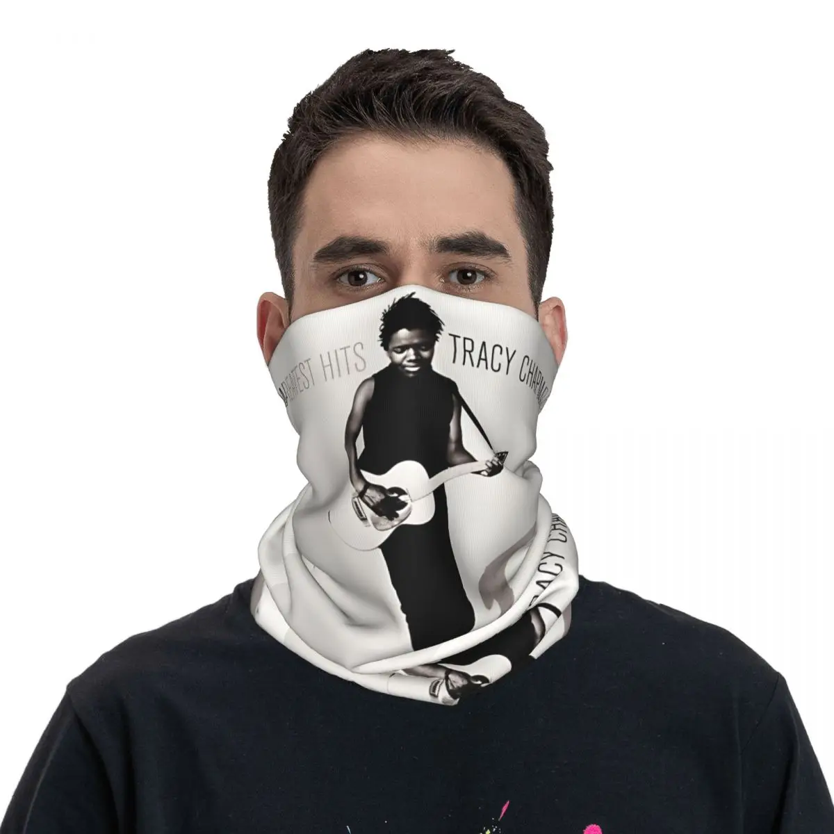 Fan T-Tracy Chapman Bandana Neck Gaiter Printed Motorcycle Club Face Scarf Multi-use Cycling Riding Unisex Adult All Season