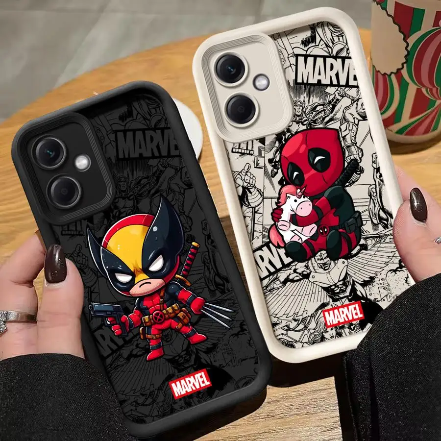 

Case for Redmi A3 14C 12C 13 13C A2+ A1 Plus A3X 12 A4 Soft Shell Cute Marvel Deadpool