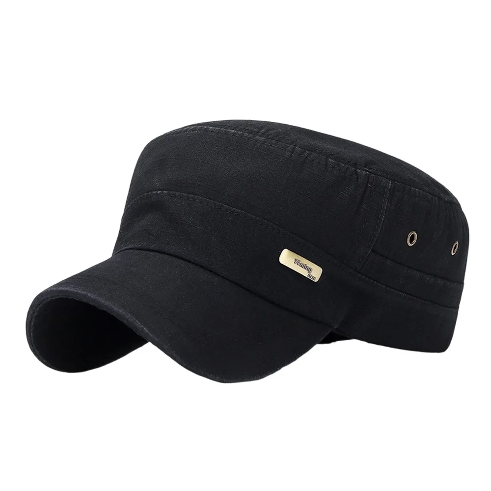 

Fashion Anti-UV Fishing Hat Casual Retro Baseball Cap Cotton Outdoor Sunscreen Peaked cap Men Women