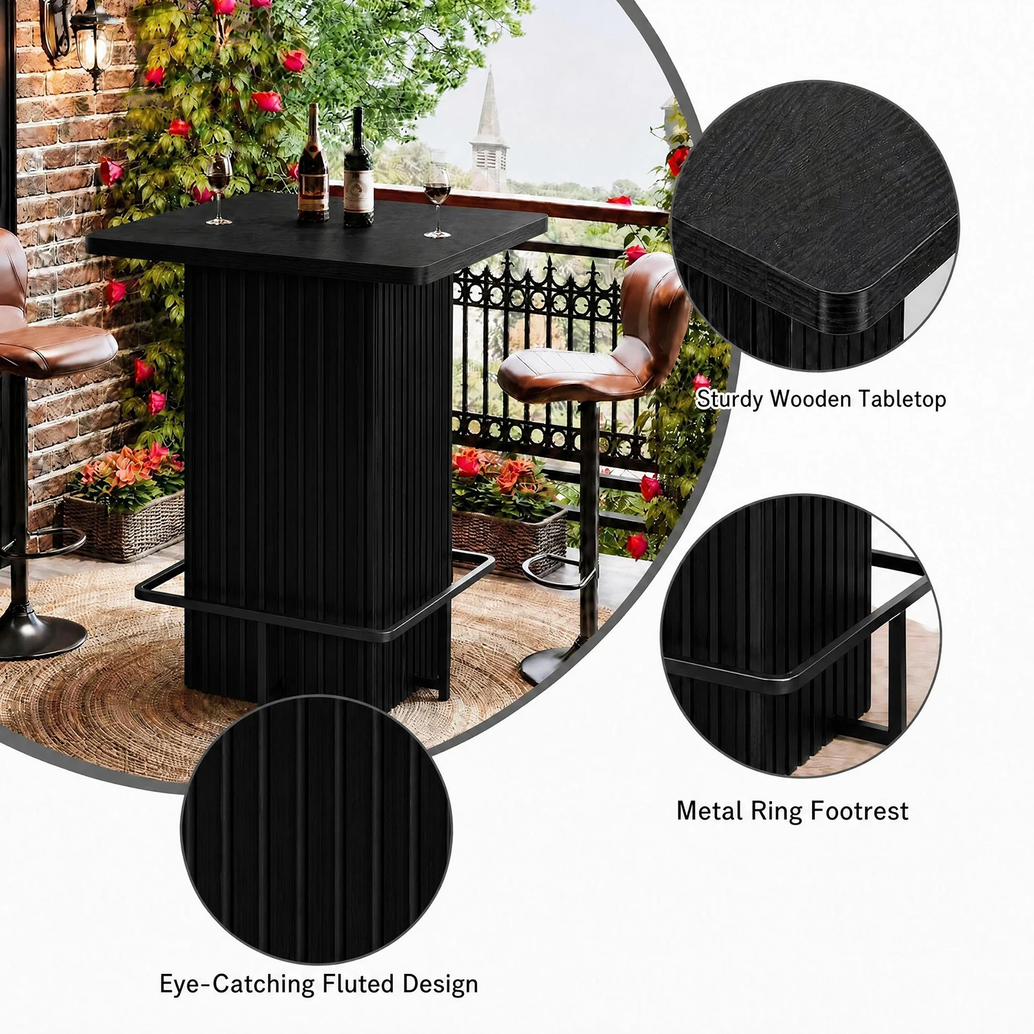 Table de bar carrée de 31,5 po - Commercial Kitchen Prep Table avis et prix
