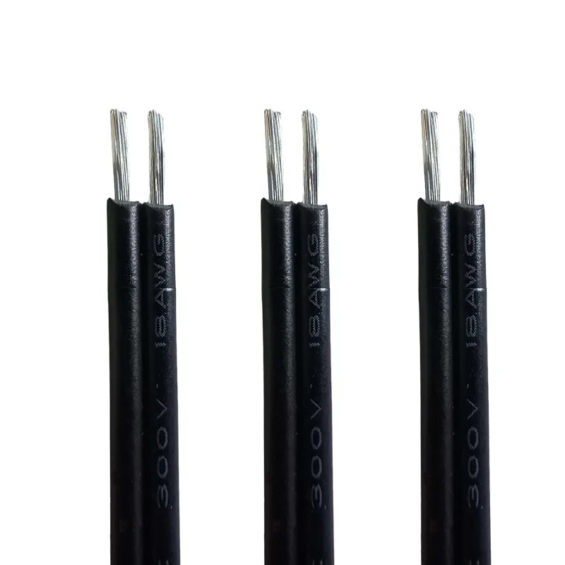 

2Pin Electrical Cable 22 20 18 AWG Black Tinned Copper PVC LED Extension Wire For 5050 LED Strip Light Car Battery JST Connector