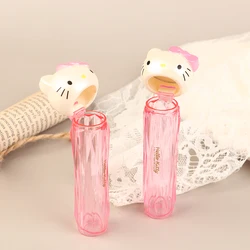 1Pc Cute Cartoon Kitty Cat Beauty Toothpick Swab Storage Bottle Cute Beauty Portable Toothpick Bottle Container For Girls Gift