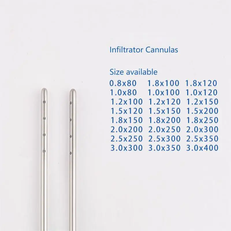 COLEMAN Style Luer Lock Tumescent Infiltration Cannula 14g/15g/16g/17g/18g/19g/20g/21g liposuction infiltrator Cannulas