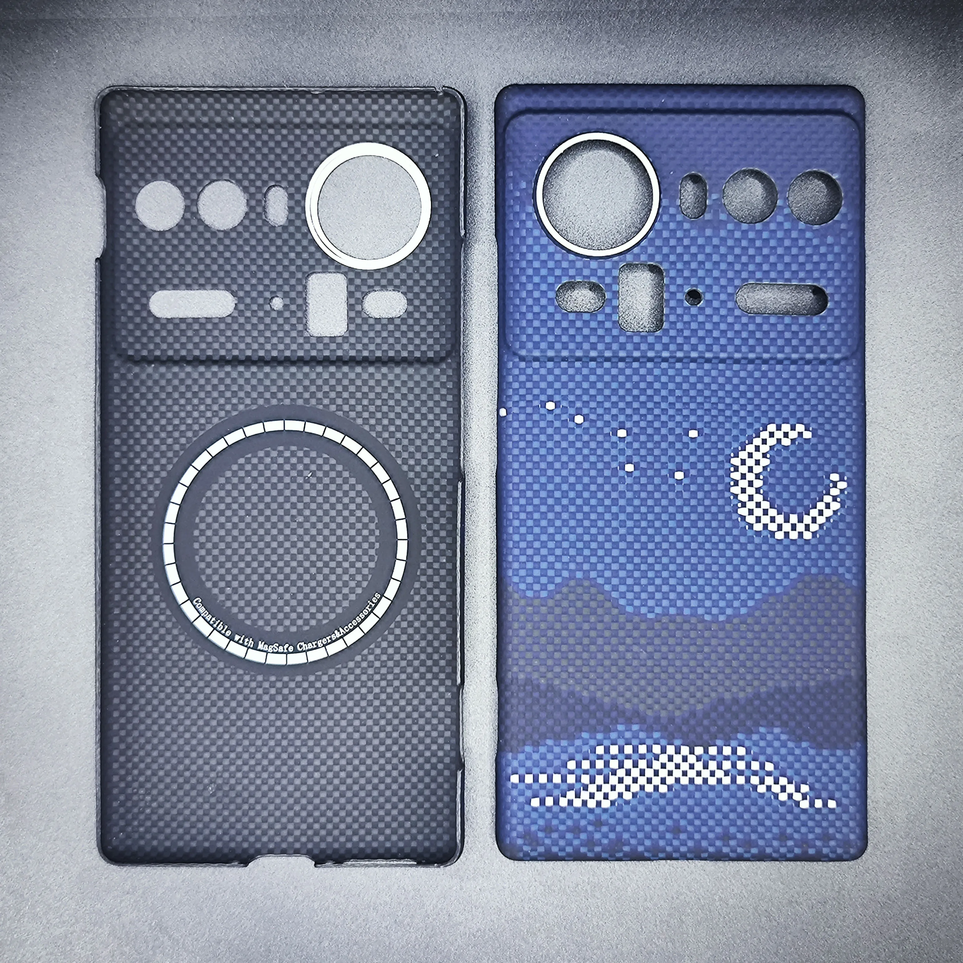 

Suitable for Nubia Z80 ultra phone case Kevlar aramid fiber magnetic suction minimalist style protective case