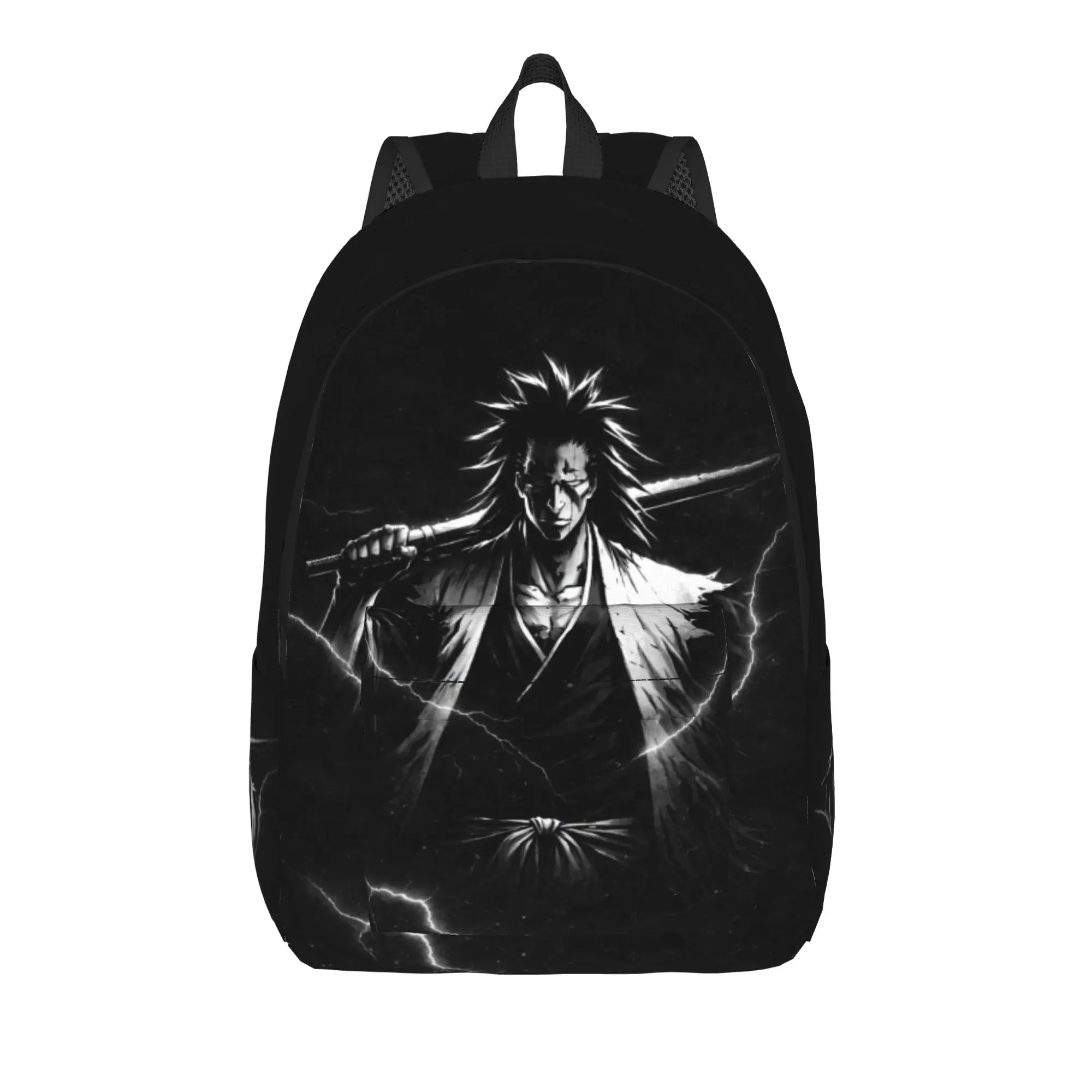 

Back to school season Cool Kenpachi Zaraki (1) Storage Bag Bleach Male Lady Backpack