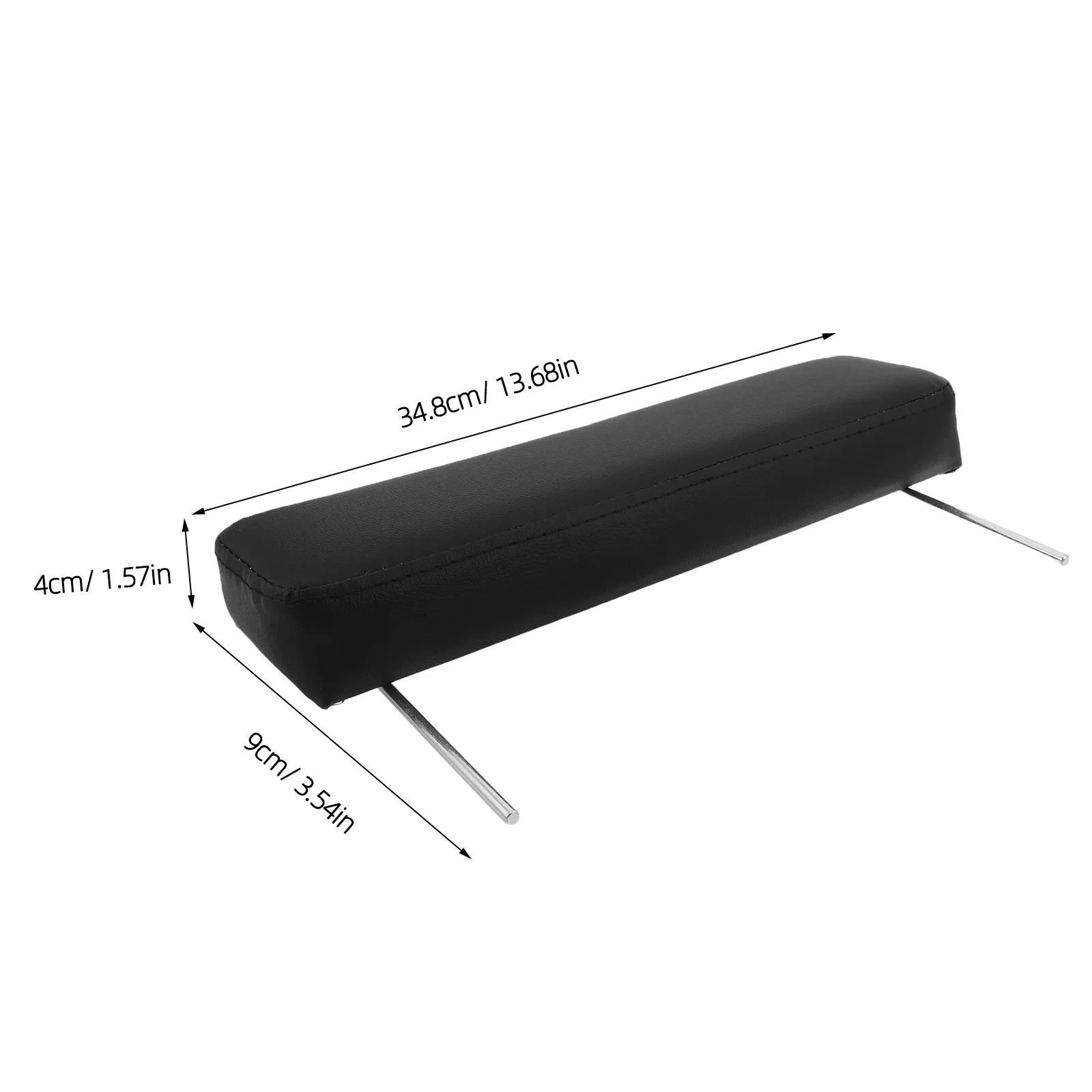 2Pcs Black Beauty Table Armrest Cushion Massage Hand Pillow Soft Sponge Replacement Side Arm Support Pads Spa Bed Accessories