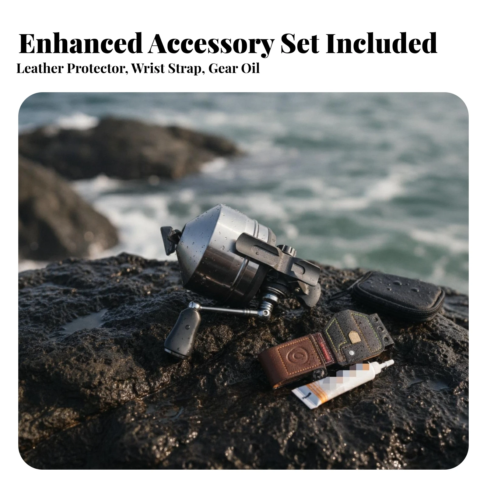 Angling Tackle Compact Corrosion-Resistant Side Crank Fishing Reel Round Metal Fishing Reel Reversible Handle