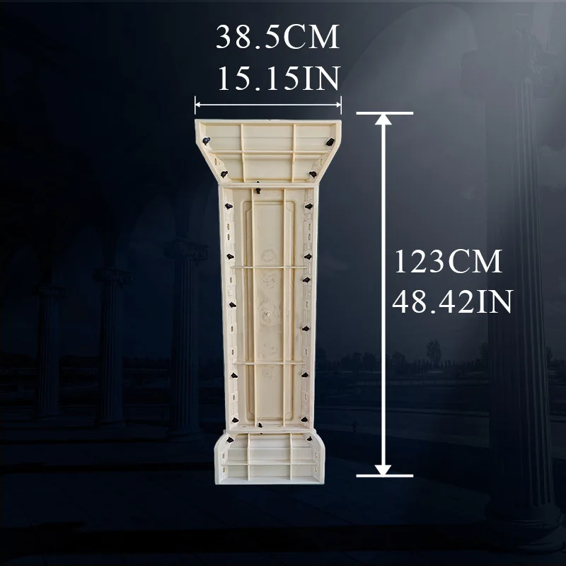 Roman railing mold Balcony guardrail Vase column Cement pillar Handrail European-style villa cast-in-place fence model