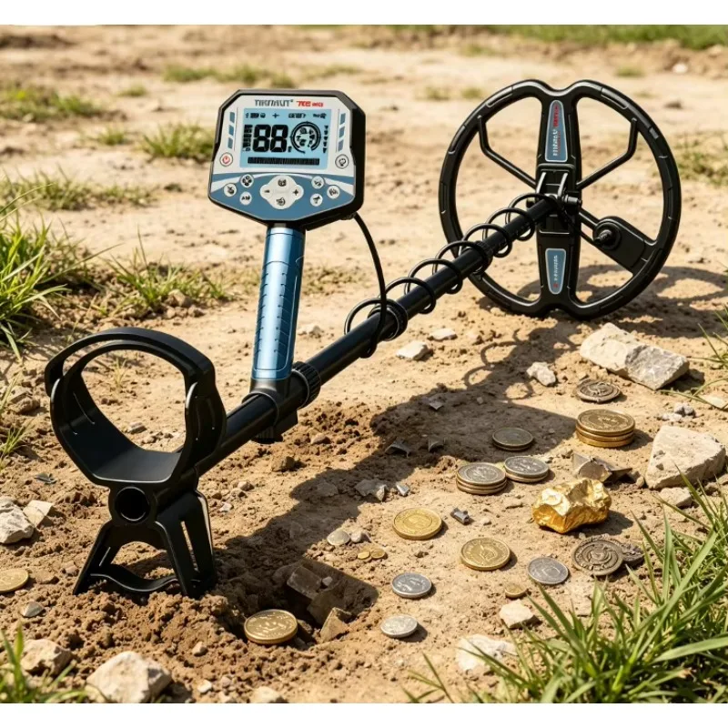 TX-705 Pro Rechargeable Metal Detector Professional Treasure Hunting Detector for Outdoor Metal Detection