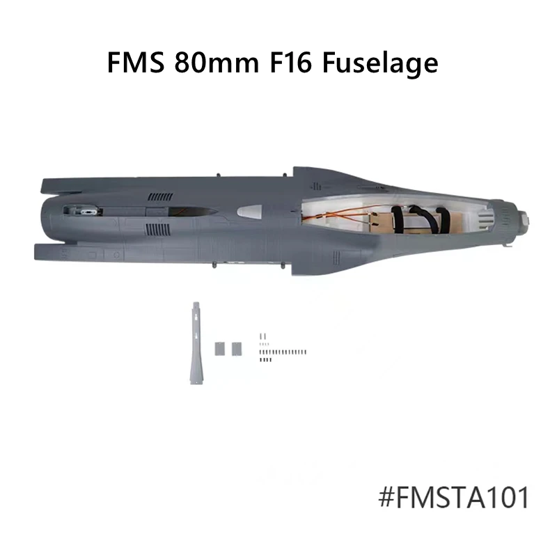 FMS 80mm Ducted Fan EDF Jet F16 F-16 Fuselage Main Wing EPO Foam RC Airplane Model Plane Aircraft Avion pare Parts